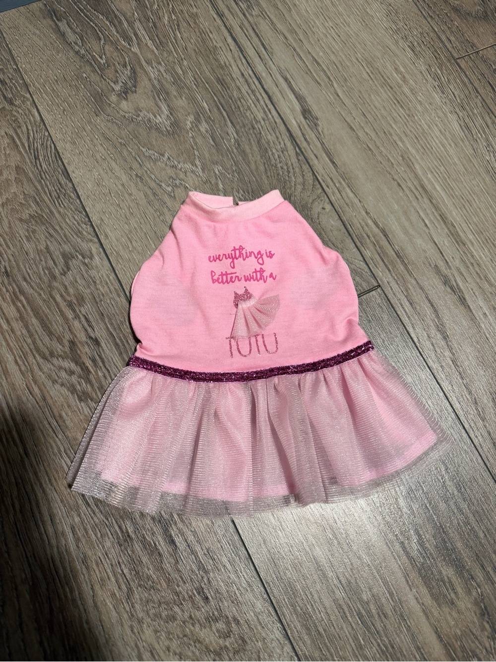 Top paw dog shirt twitch tutu